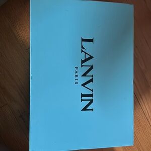 Lanvins-white and red size 8men 9/9.5women